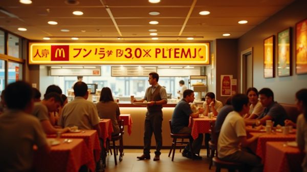 Commander des plats savoureux au restaurant McDonald's