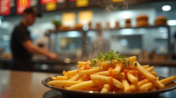 Commander des plats savoureux au restaurant McDonald's