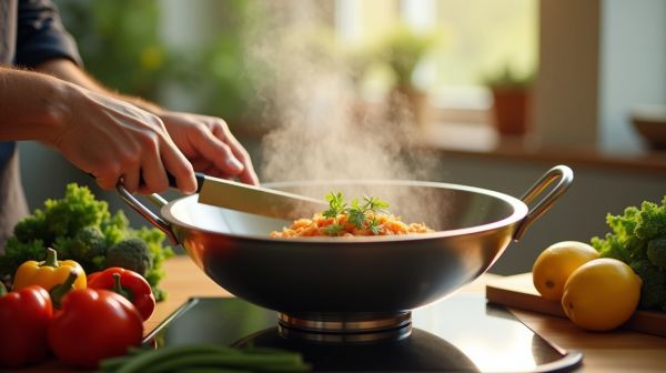 Pourquoi le wok en inox est indispensable pour une cuisine saine et créative